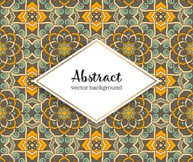 Classical styles seamless pattern sbstract vector 07