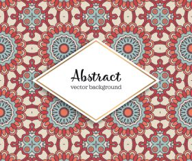 Classical styles seamless pattern sbstract vector 09