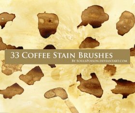 Coffee Stain Brushes Photoshop