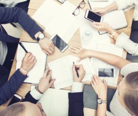 Company Product Development Group Meeting Stock Photo 01