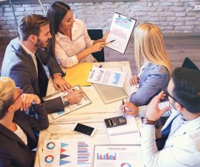 Company Product Development Group Meeting Stock Photo 04