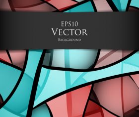 Complicated wave decor abstract background vector 03