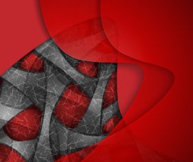 Complicated wave decor abstract background vector 10