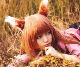 Cosplay girl Stock Photo