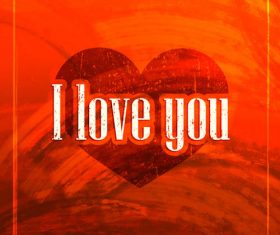 Creative love element design vector material 02