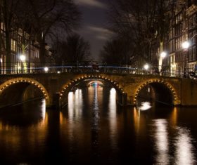 Dutch city landscape Stock Photo 05