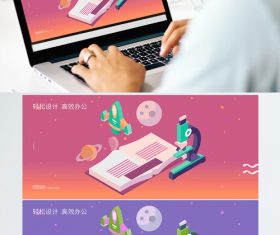 E-commerce Taobao Design Poster Template Vector