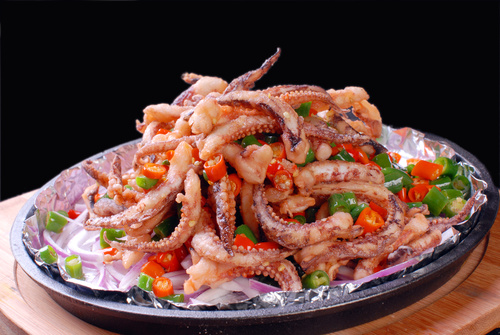 Excellent taste of iron plate squid Stock Photo 11