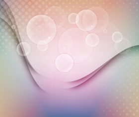 Fashion abstract background with bubble vector