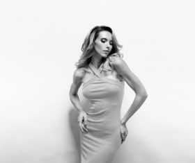 Female model posing in various poses Stock Photo 06