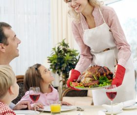Festive tasty turkey Stock Photo 04