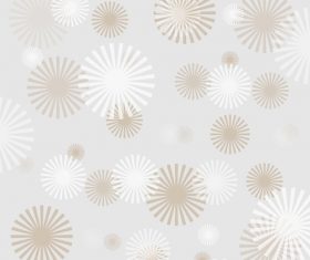 Floral shape abstract background vector