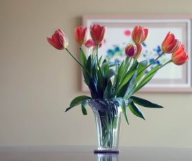Flower arrangement in the room Stock Photo 10