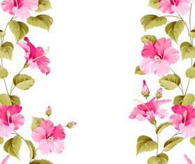 Flower hibiscus illustration vectors 03