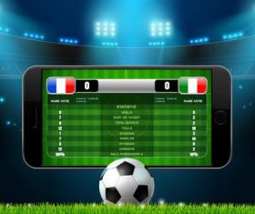 Football club matches template vector 01