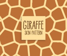 Giraffe skin pattern vector material 02