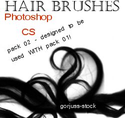 Hair Photoshop Brushes set
