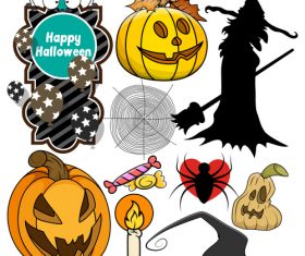 Halloween illustration design vector set 10