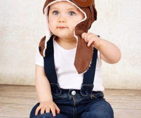 Happy Little Baby Stock Photo 05