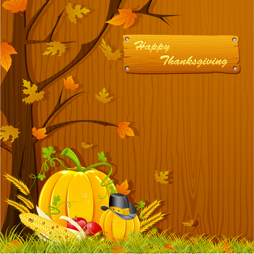 Happy thanksgiving festvial background vector