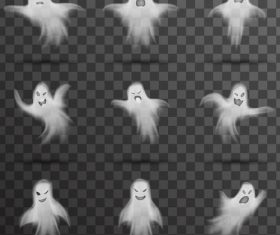 Helloween ghost design illustration vector 03