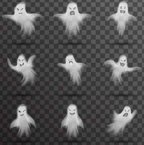 Helloween ghost design illustration vector 03
