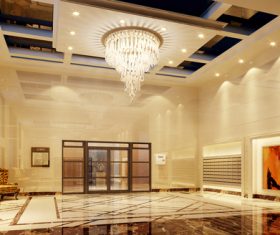 High-end lobby design Stock Photo 12