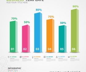 Infographics elements diagram template vectors 04