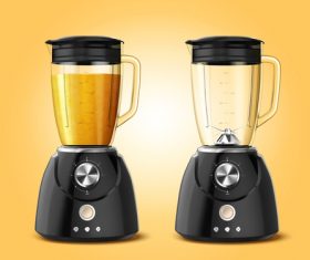 Juice blender vector illustration