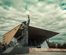 Landmark building in Krasnodar Russia Stock Photo 01
