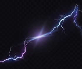Night sky lightning background vectors 01