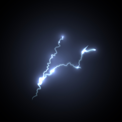 Night sky lightning background vectors 04