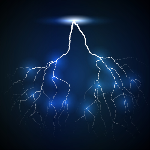 Night sky lightning background vectors 06