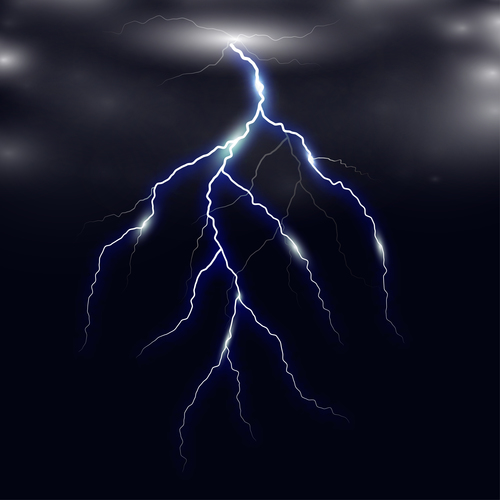 Night sky lightning background vectors 07