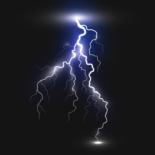 Night sky lightning background vectors 10