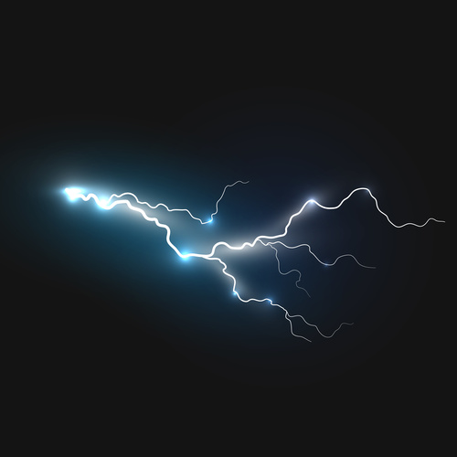 Night sky lightning background vectors 11