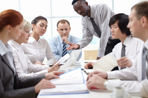 Office group meeting Stock Photo 01 free download