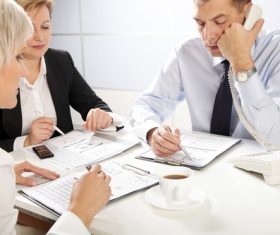 Office group meeting Stock Photo 02