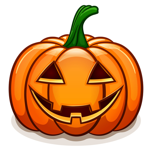 Pumpkin funny illustration vector design