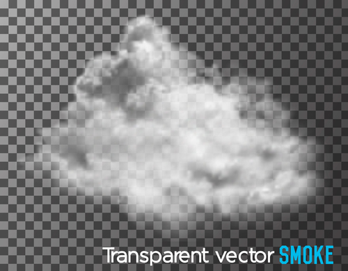 Realistic clouds illustration vectors set 08