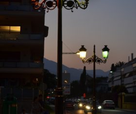 Retro street light Stock Photo 01