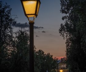 Retro street light Stock Photo 04