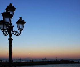 Retro street light Stock Photo 08