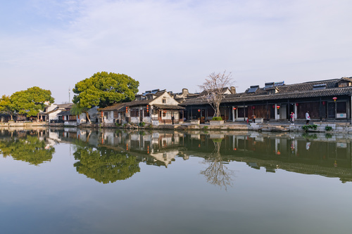 Scenery of Xitang Ancient Town Jiashan Zhejiang China Stock Photo 03