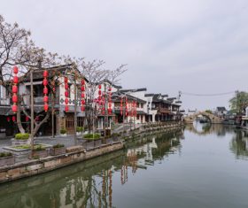 Scenery of Xitang Ancient Town Jiashan Zhejiang China Stock Photo 06