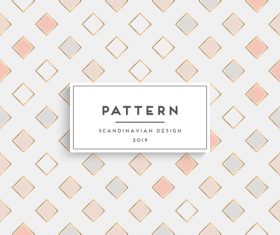 Seamless pattern scandinavian design vector 05