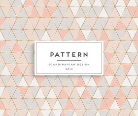 Seamless pattern scandinavian design vector 06