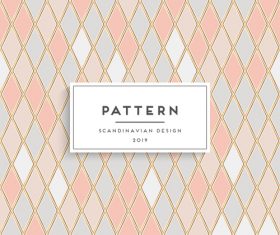 Seamless pattern scandinavian design vector 07