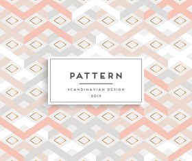 Seamless pattern scandinavian design vector 09