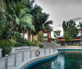 Singapore architectural landscape Stock Photo 02